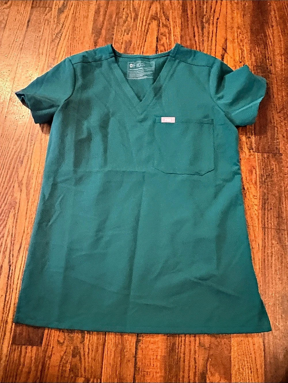 🎉NWOT! FIGS Catarina One Pocket Green Short Sleeve Scrub Too Size XXS